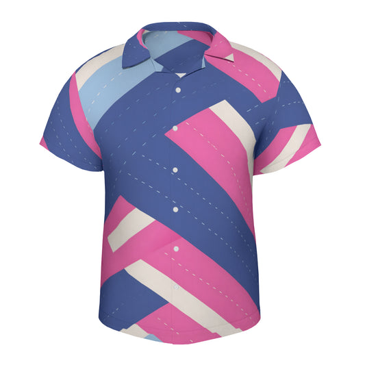 Abstract Hawaiian Shirt（No chest pocket)