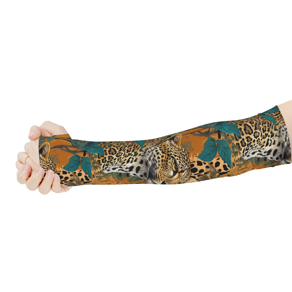 Warrior Leopard UV-Proof Cool Arm Cover Sunscreen Gloves | Polyester