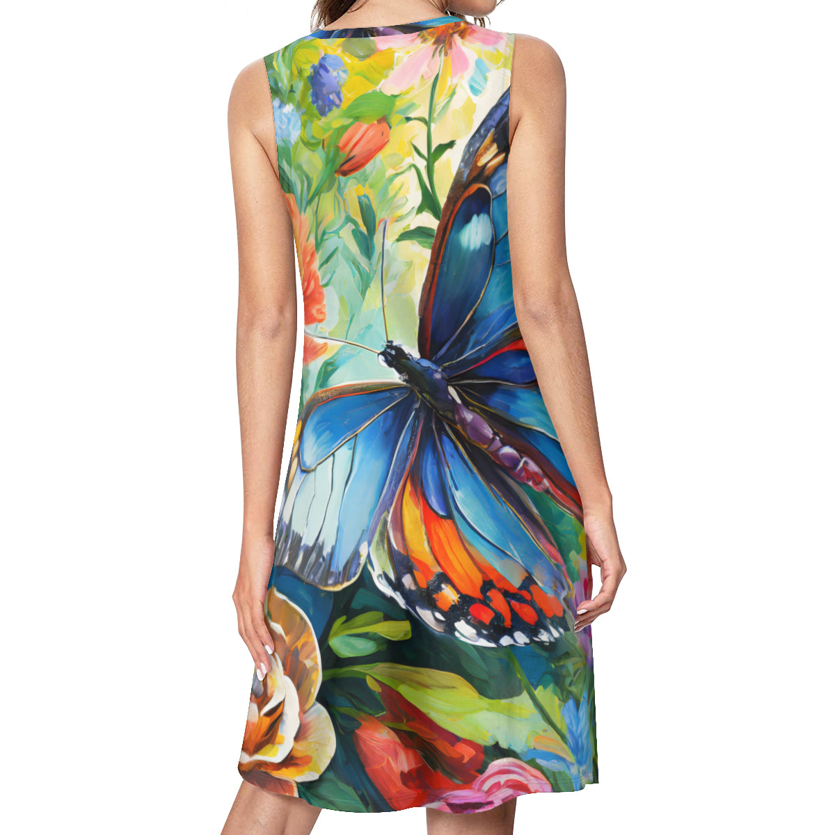 Butterfly Women's Casual Dress | Polyester