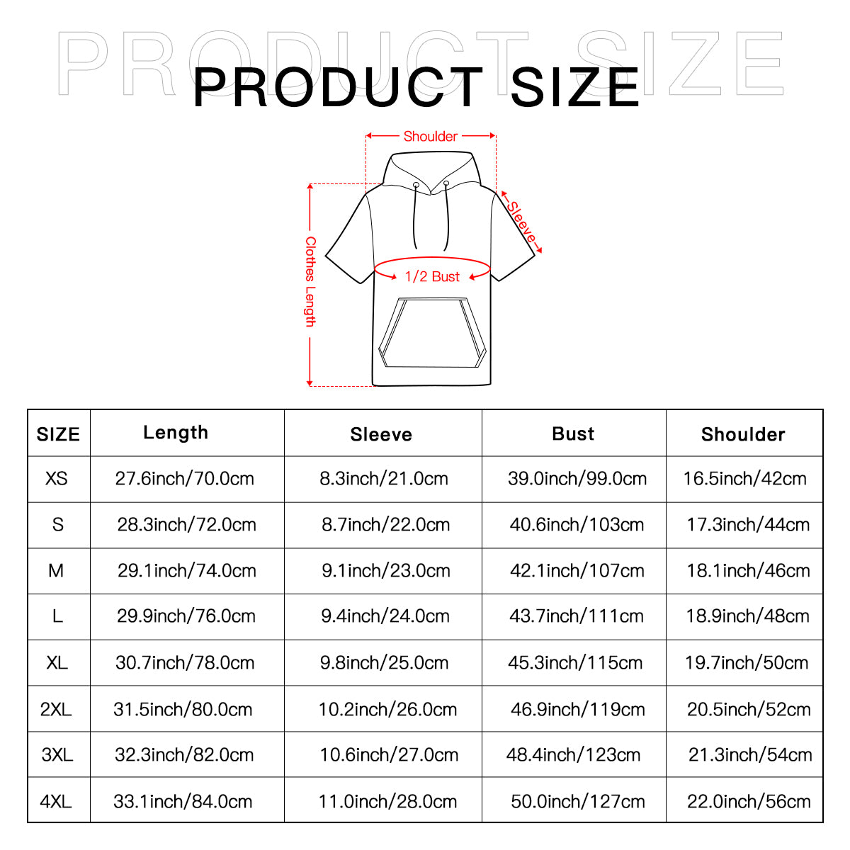 Under Sea Beauty Men's Hooded T-shirt丨Cotton
