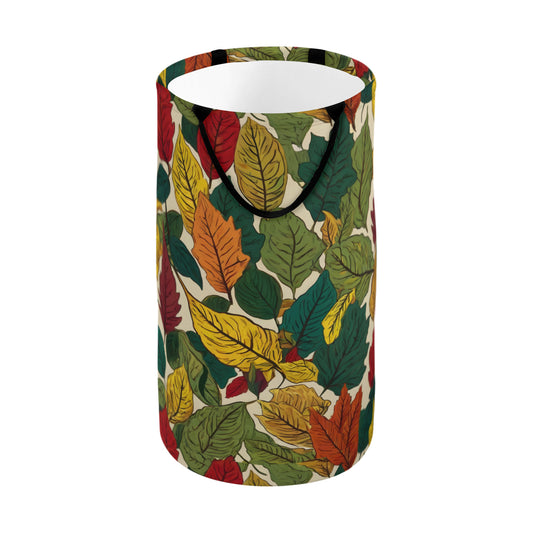 Awesome Leaves Large Capacity Foldable Laundry Basket | Polyester