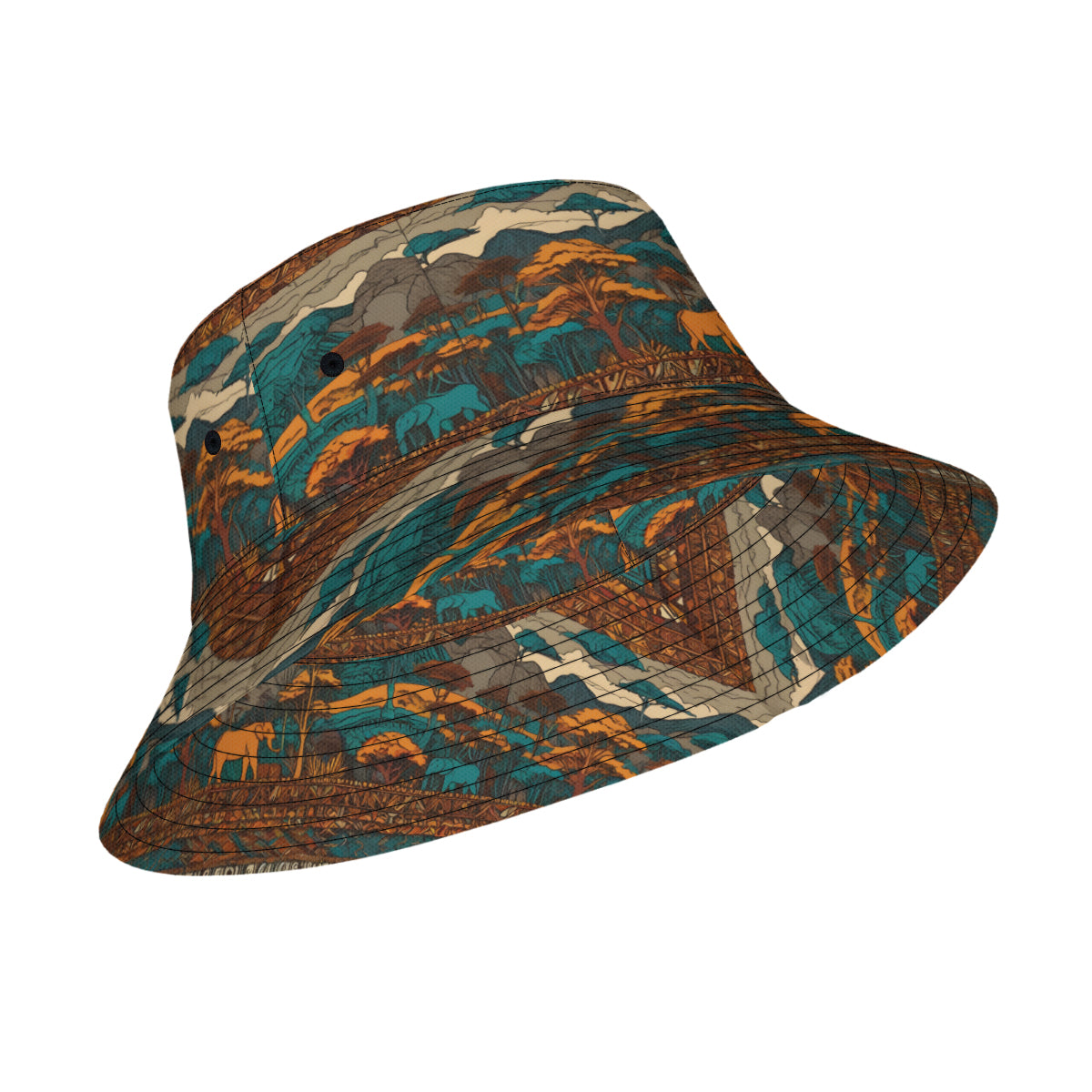 Beautiful Landscape Double-Sided All-Over Print Fisherman Hat | Polyester