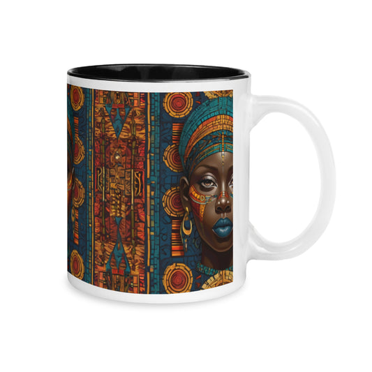 African Image Personalized Internal Black Mug (325ml/11oz) | Ceramic