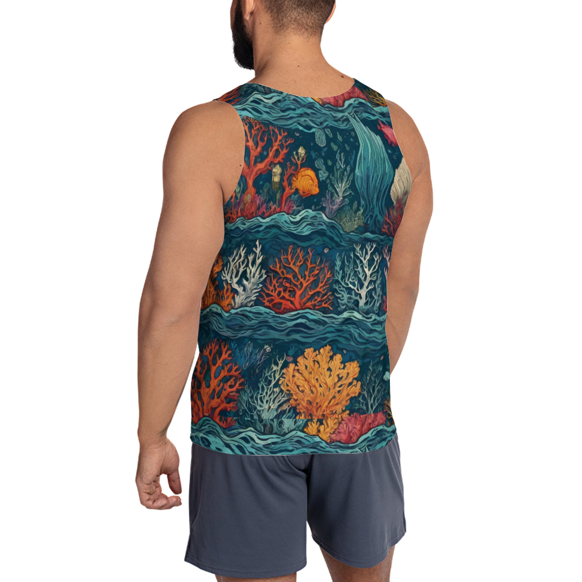 Under Sea Beauty Men's Vest (Euro-Size) | Polyester