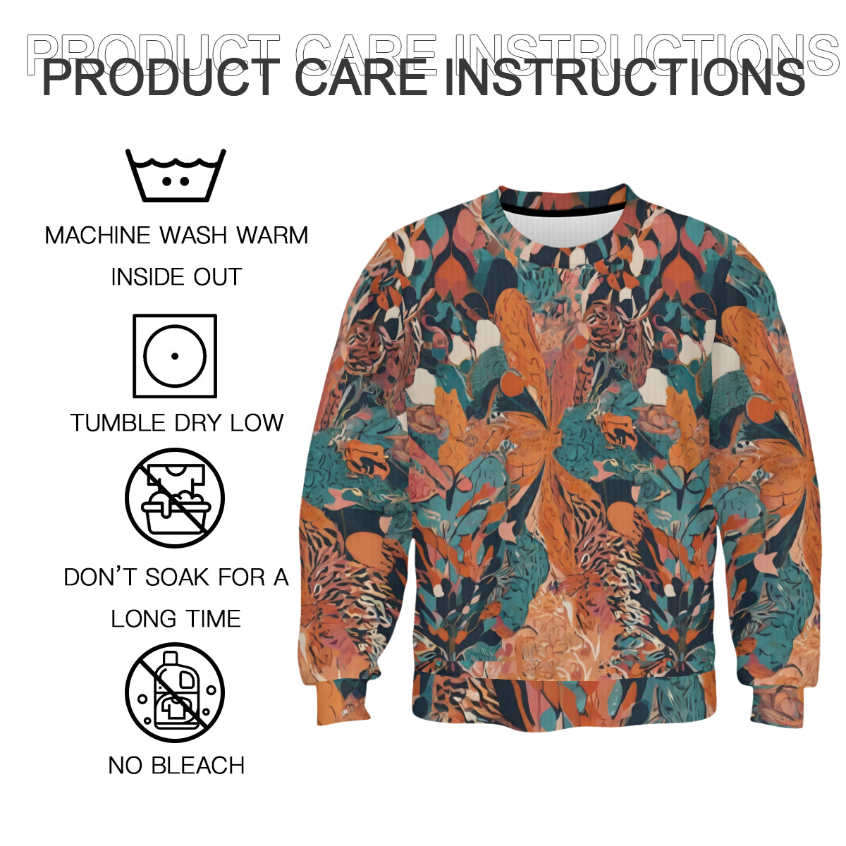 Abstract Vibes Crew Neck Sweater