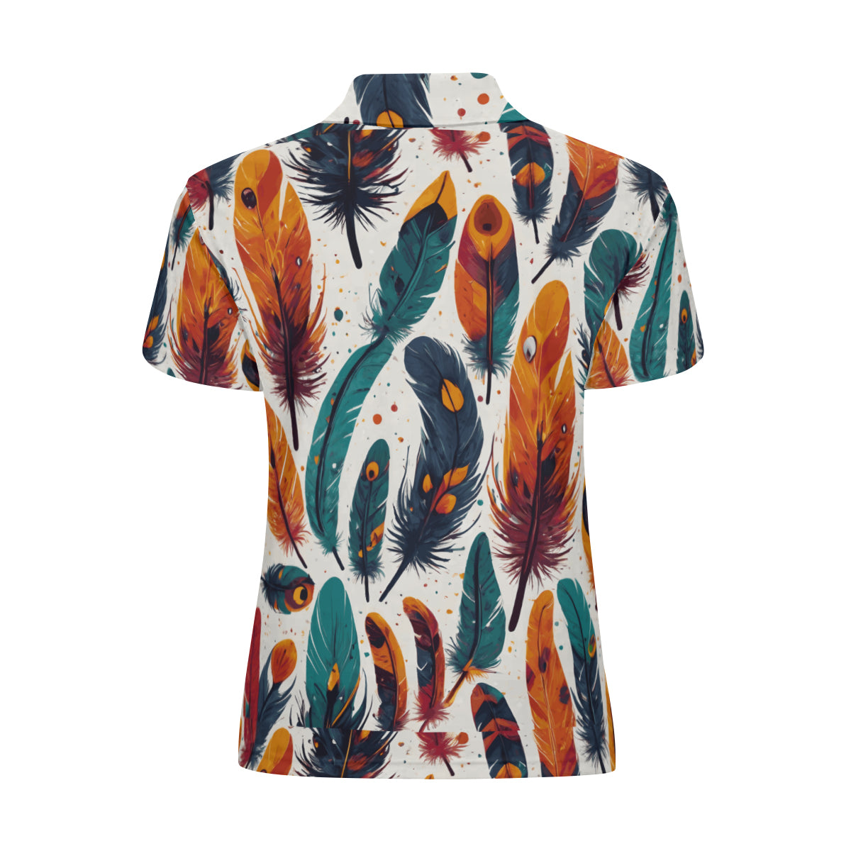 Wacky Plums Women's Short-Sleeved Polo Shirt