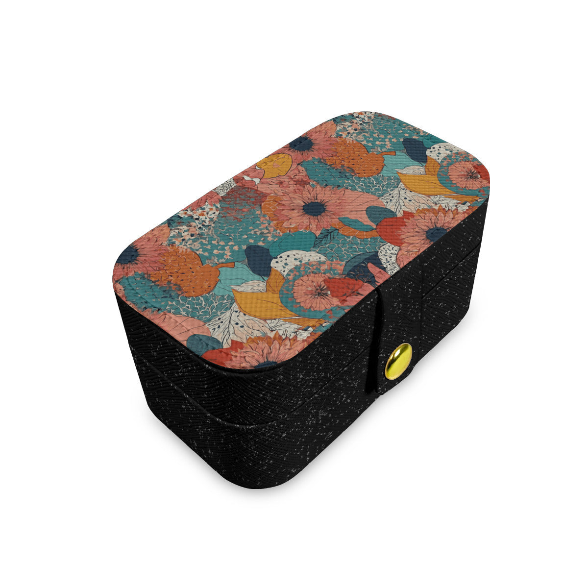 Awesome Floral Personalized Portable Jewelry Box | PU