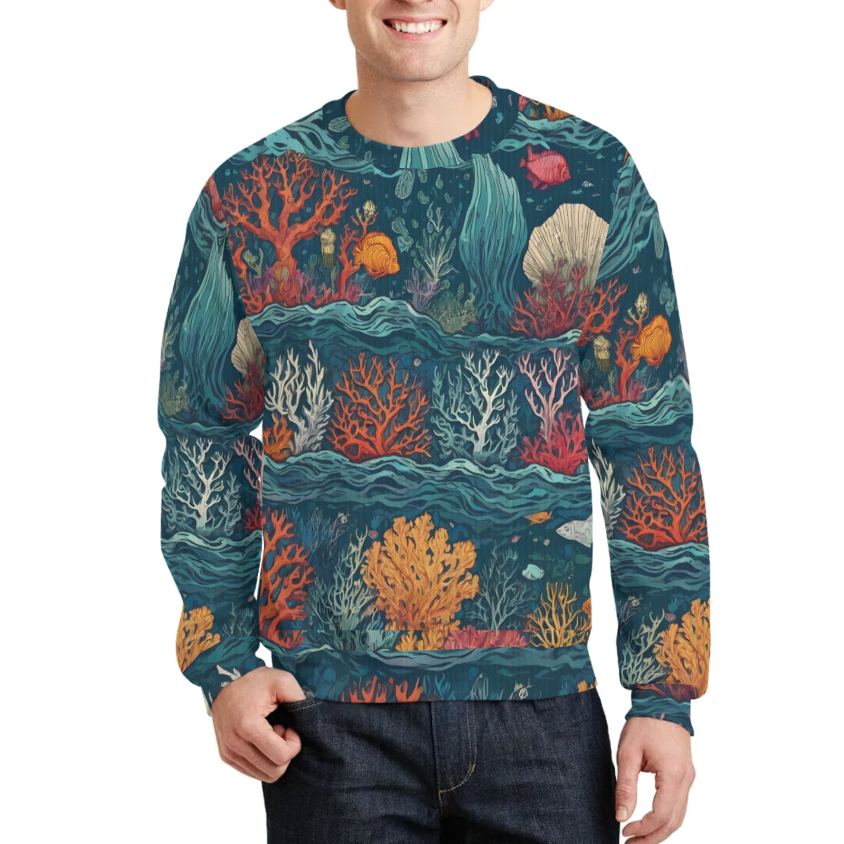 Under Sea Beauty Crew Neck Sweater