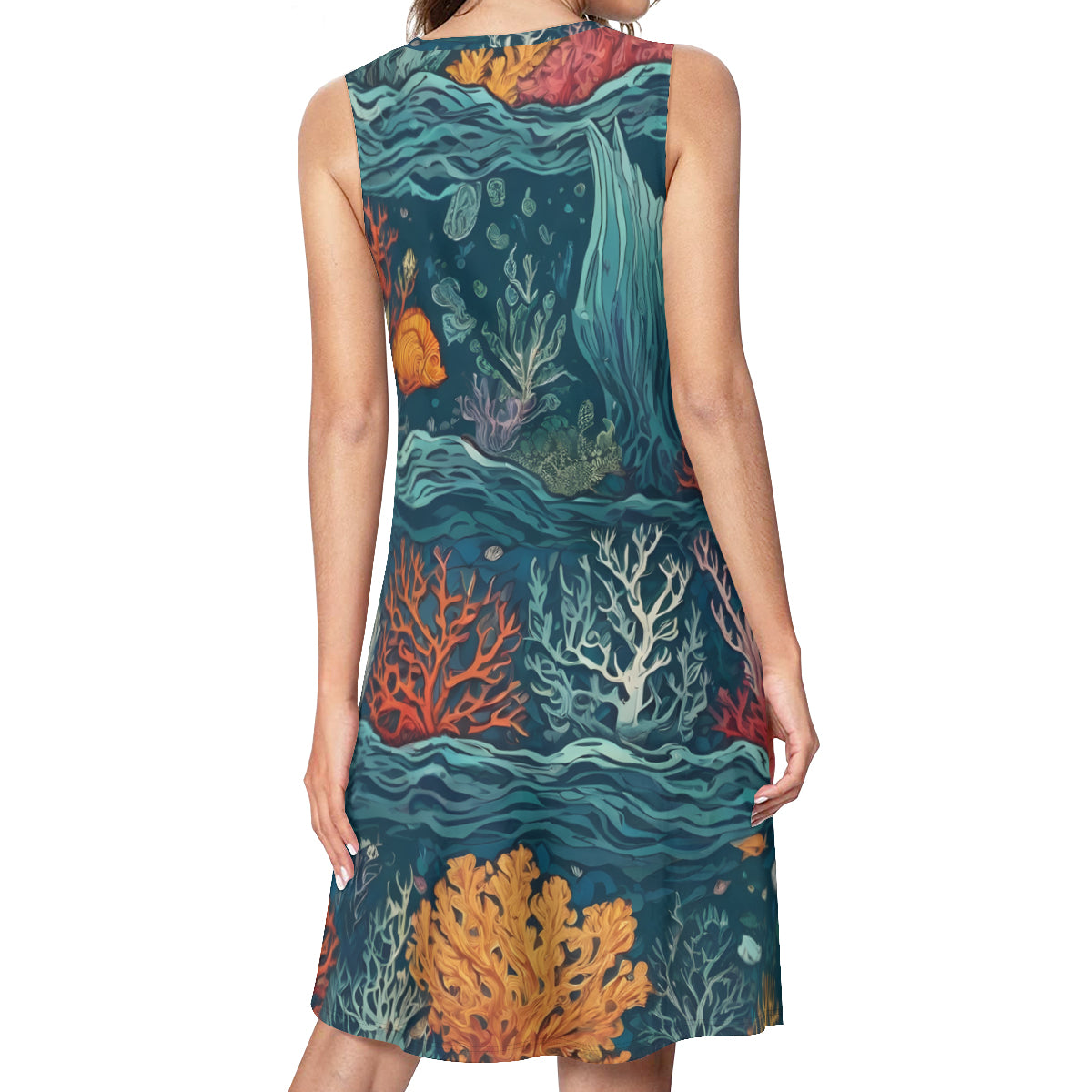 Under Sea Beauty Women's Casual Dress | Polyester