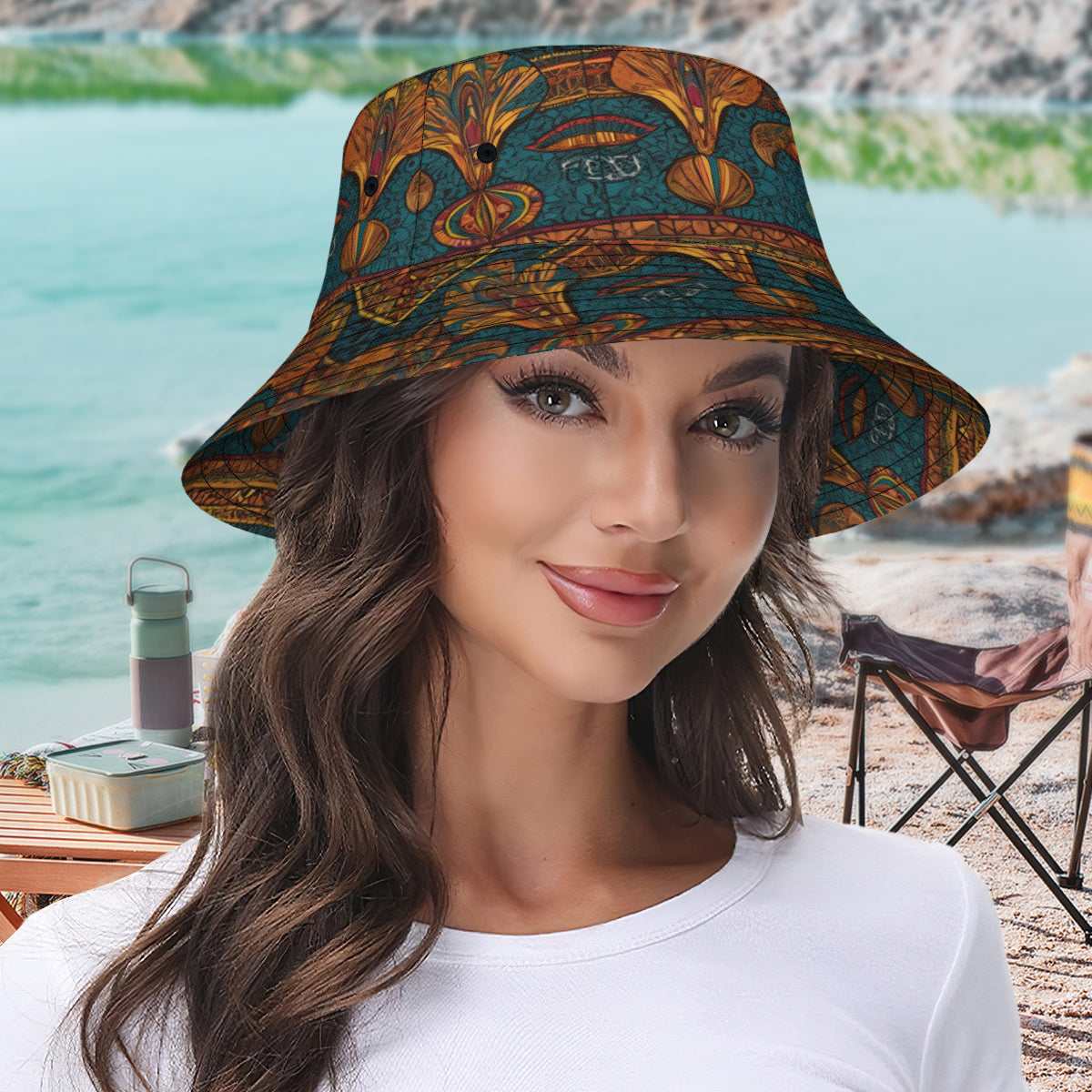 African Design Fisherman Hat | Polyester
