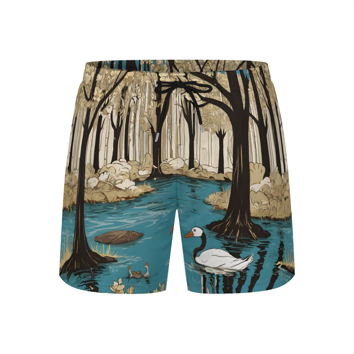Landscape Wonder Short Sports Beach Shorts (Multifaceted Design) | Polyester