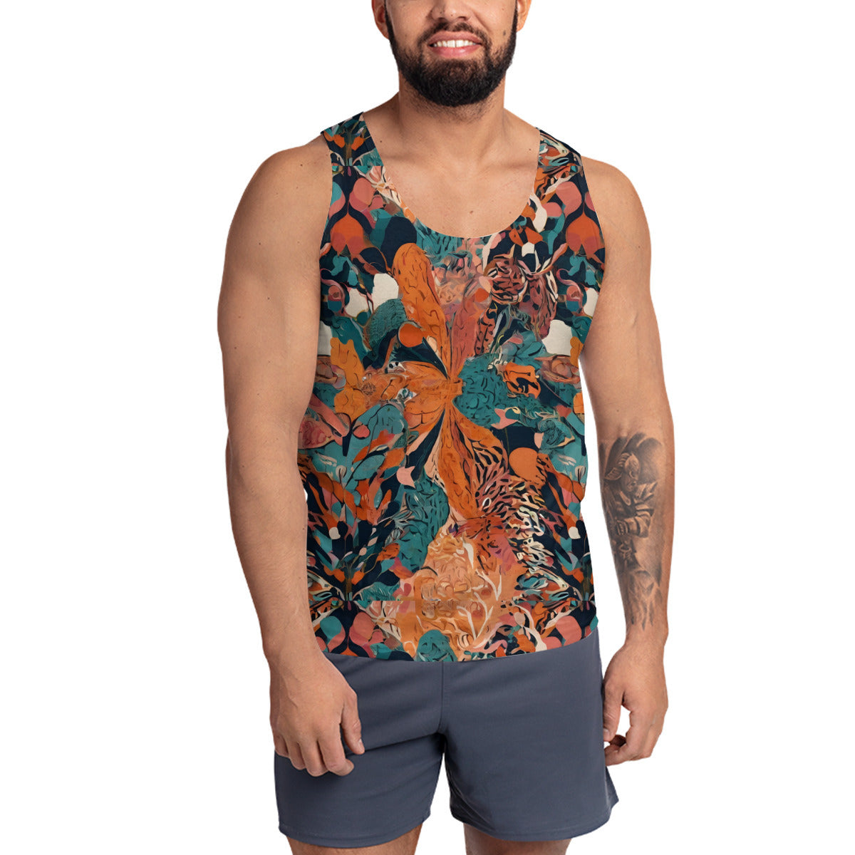 Abstract Vibes Men's Casual Vest