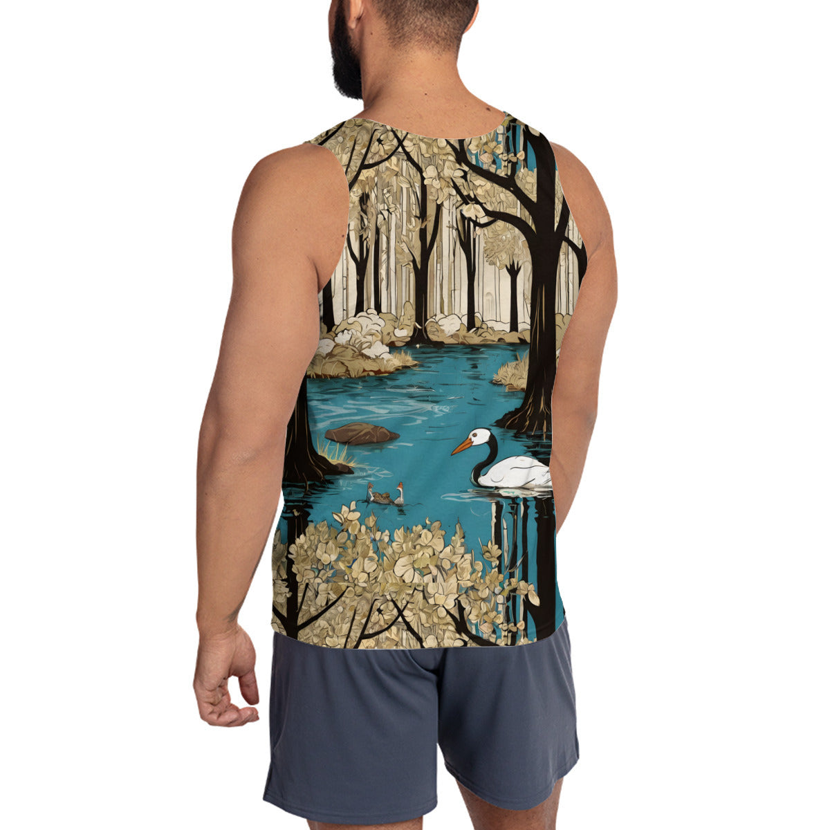Landscape Wonder Men's Casual Vest｜Polyester