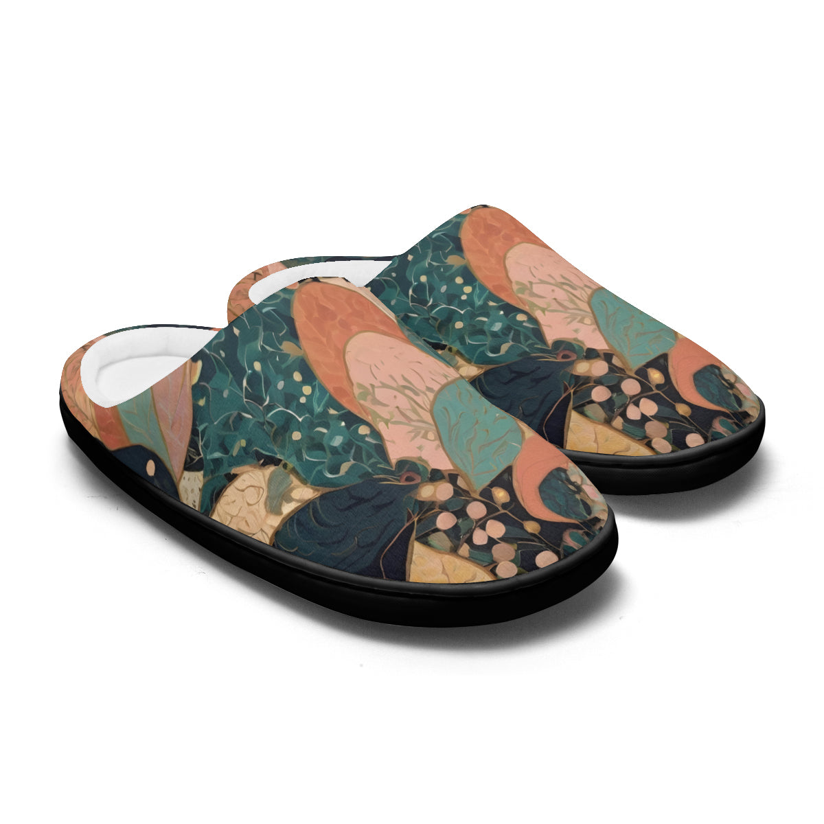 Abstract Wonder Personalized Warm Cotton Slippers