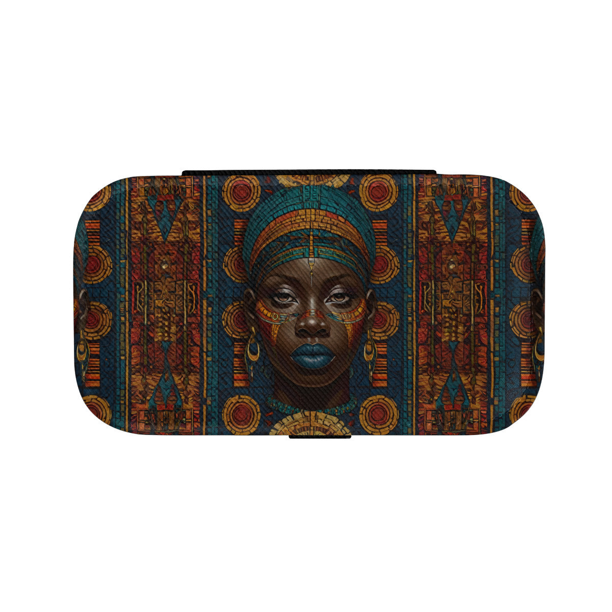 African Image Personalized Portable Jewelry Box | PU