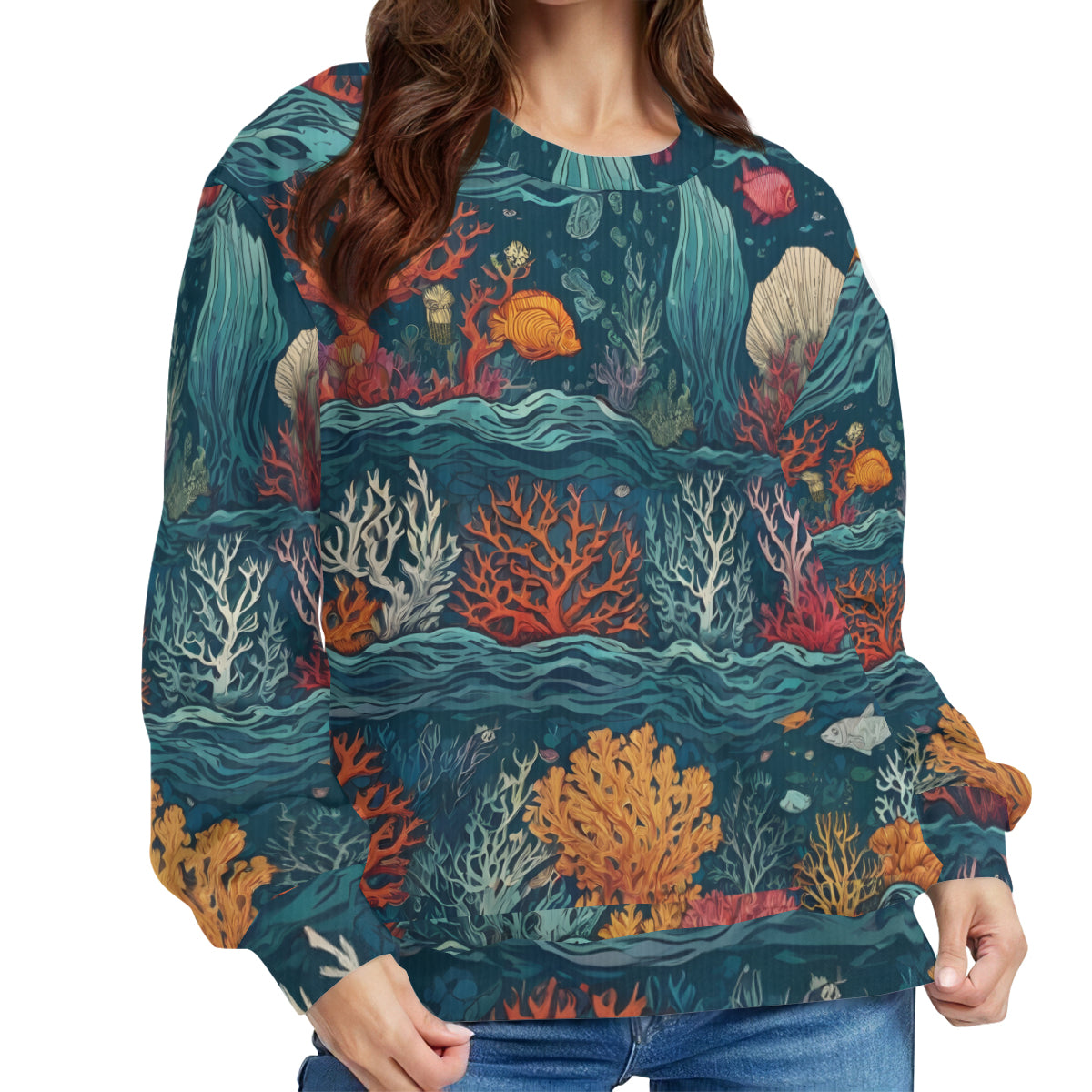 Under Sea Beauty Crew Neck Sweater