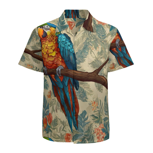 Parrot Design Hawaiian Shirt | Polyester