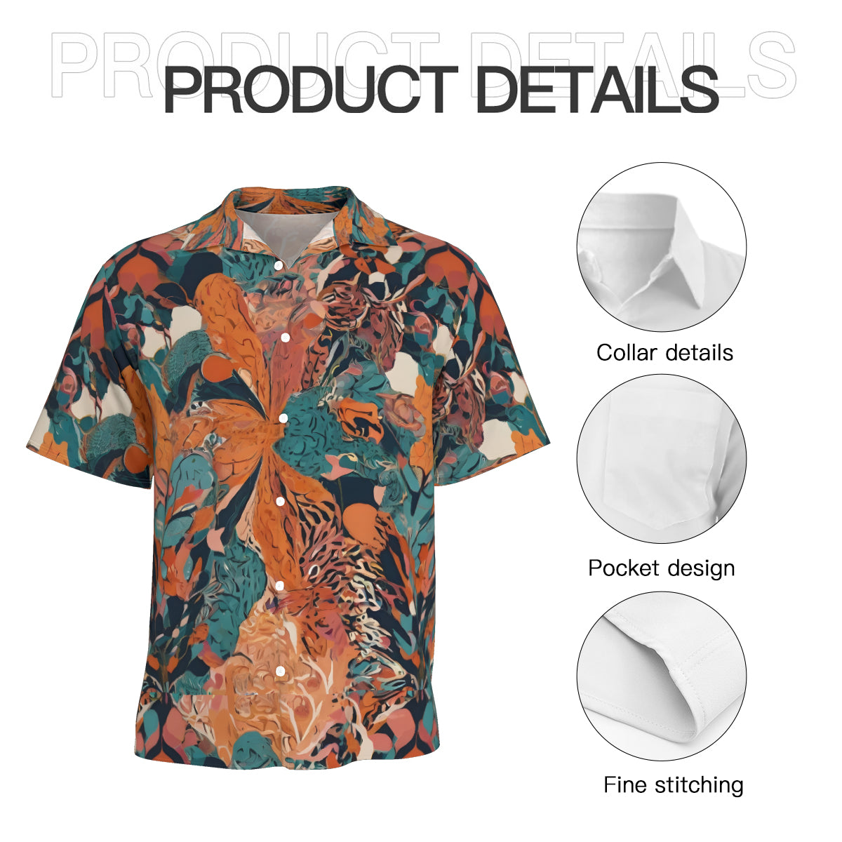 Abstract Vibes Men's Casual Shirt