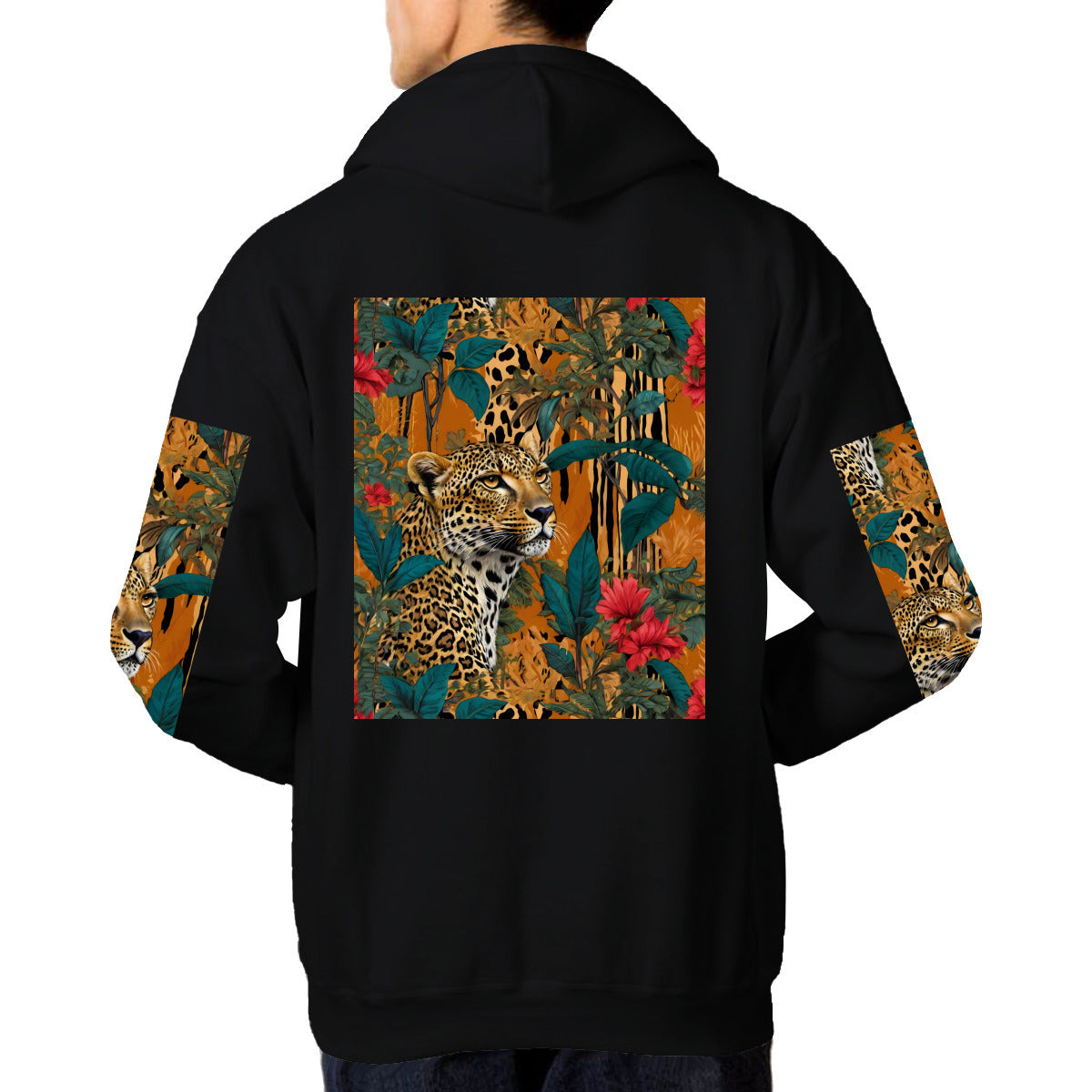 Warrior Animal Men's Hoodie (DTF) | Polyester