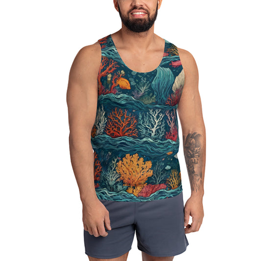 Under Sea Beauty Men's Vest (Euro-Size) | Polyester