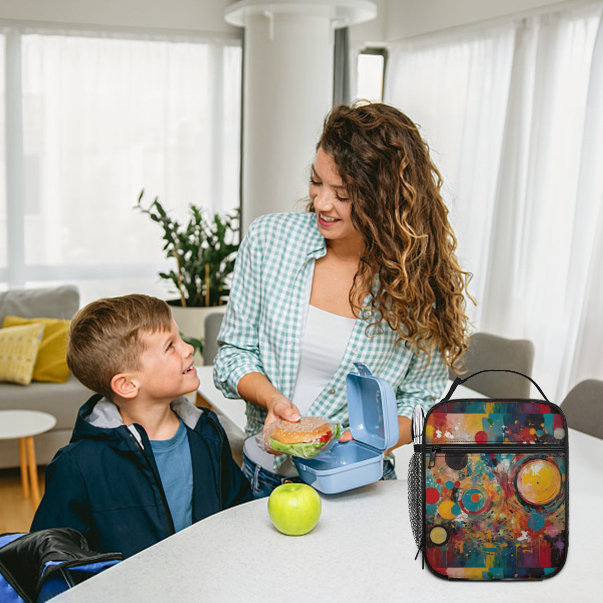 Crazy Design Portable Handheld Insulated Lunch Bag｜Oxford Cloth