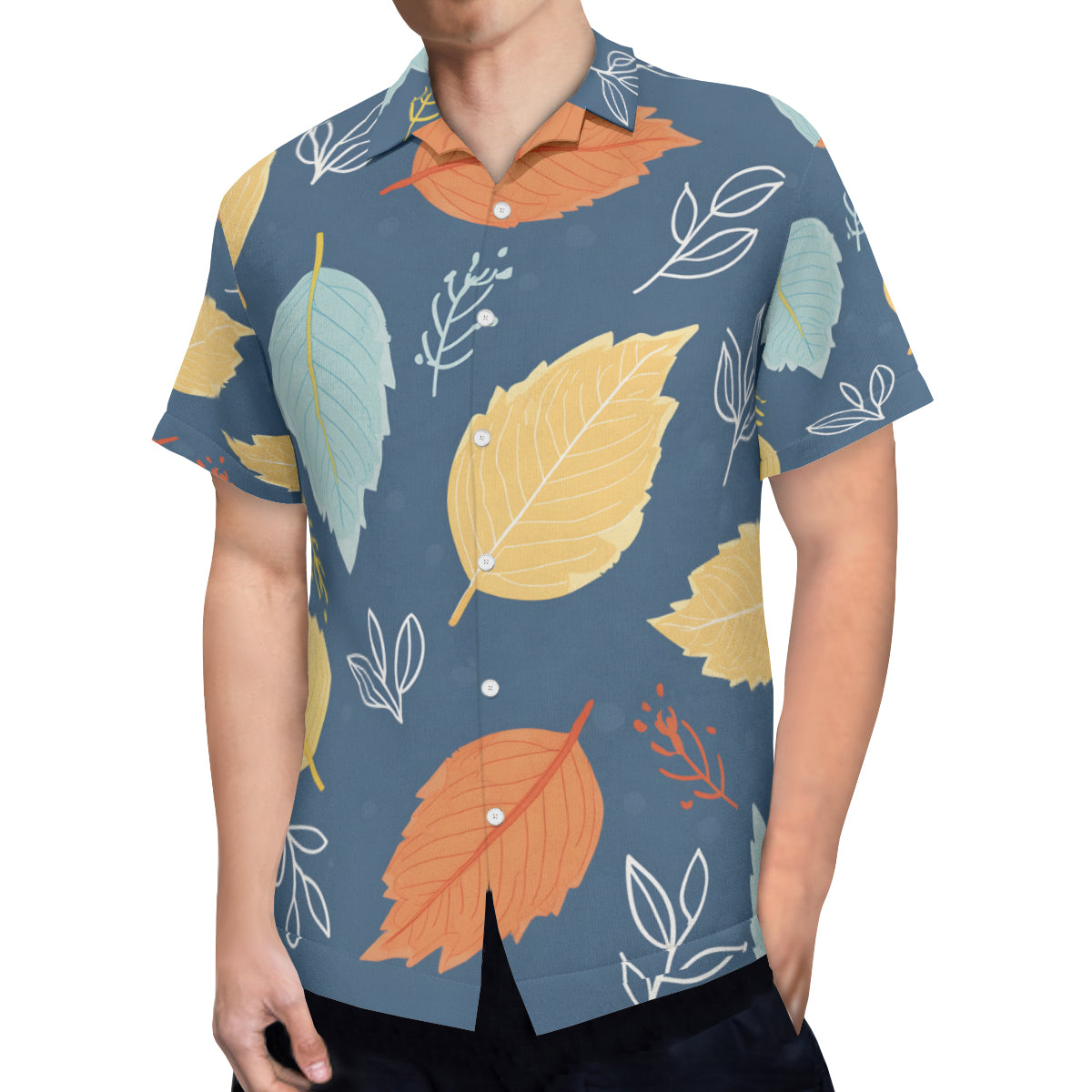 Beautiful Floral Hawaiian Shirt（No chest pocket) | Polyester