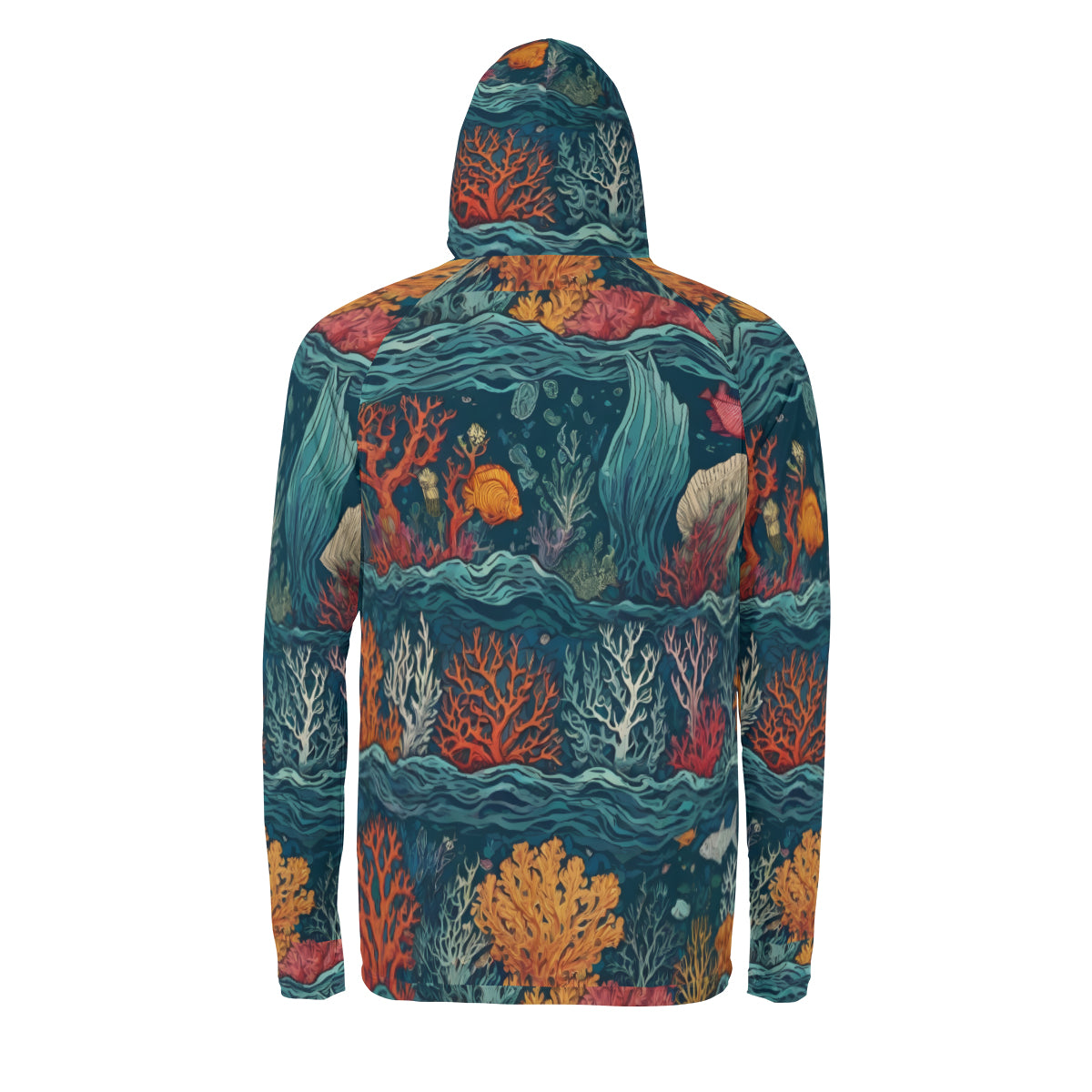 Under Sea Beauty Men's Sun Protection Long Sleeve Hoodie