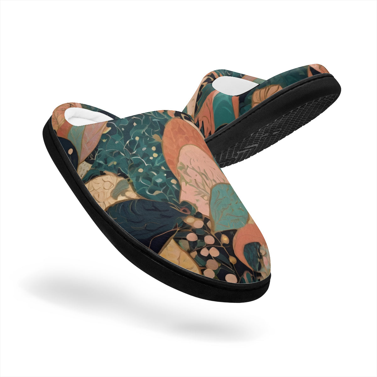 Abstract Wonder Personalized Warm Cotton Slippers