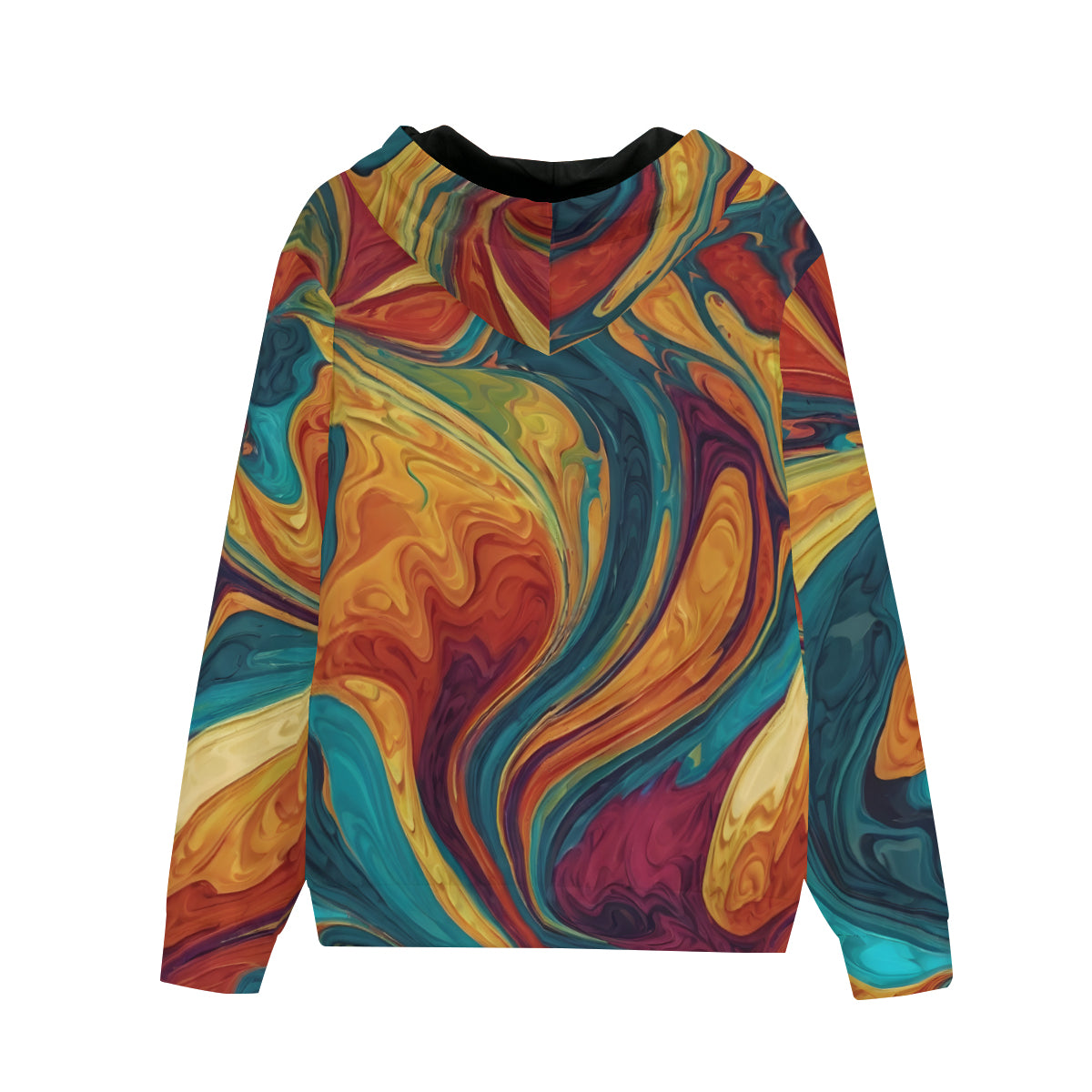 Colorful Design Men's Zip Hoodie