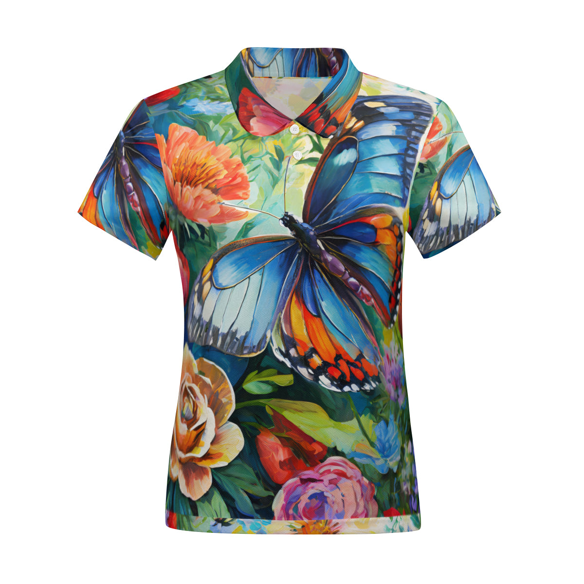 Boho Women's Short-Sleeved Polo Shirt