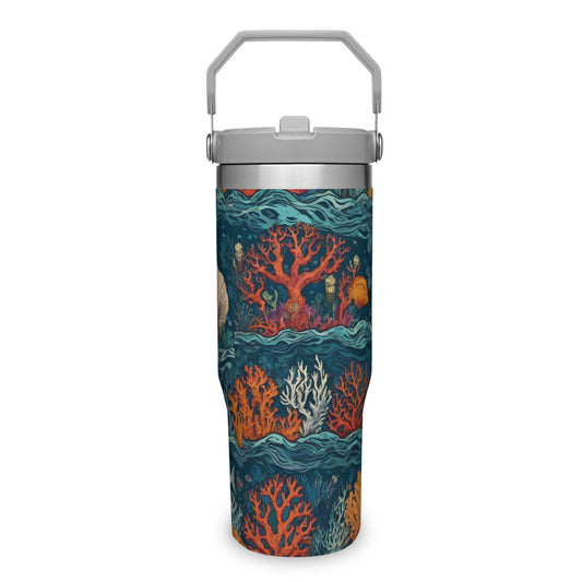 Under Sea Beauty Personalized Portable Tumbler (880ml/30oz) | Stainless Steel 304