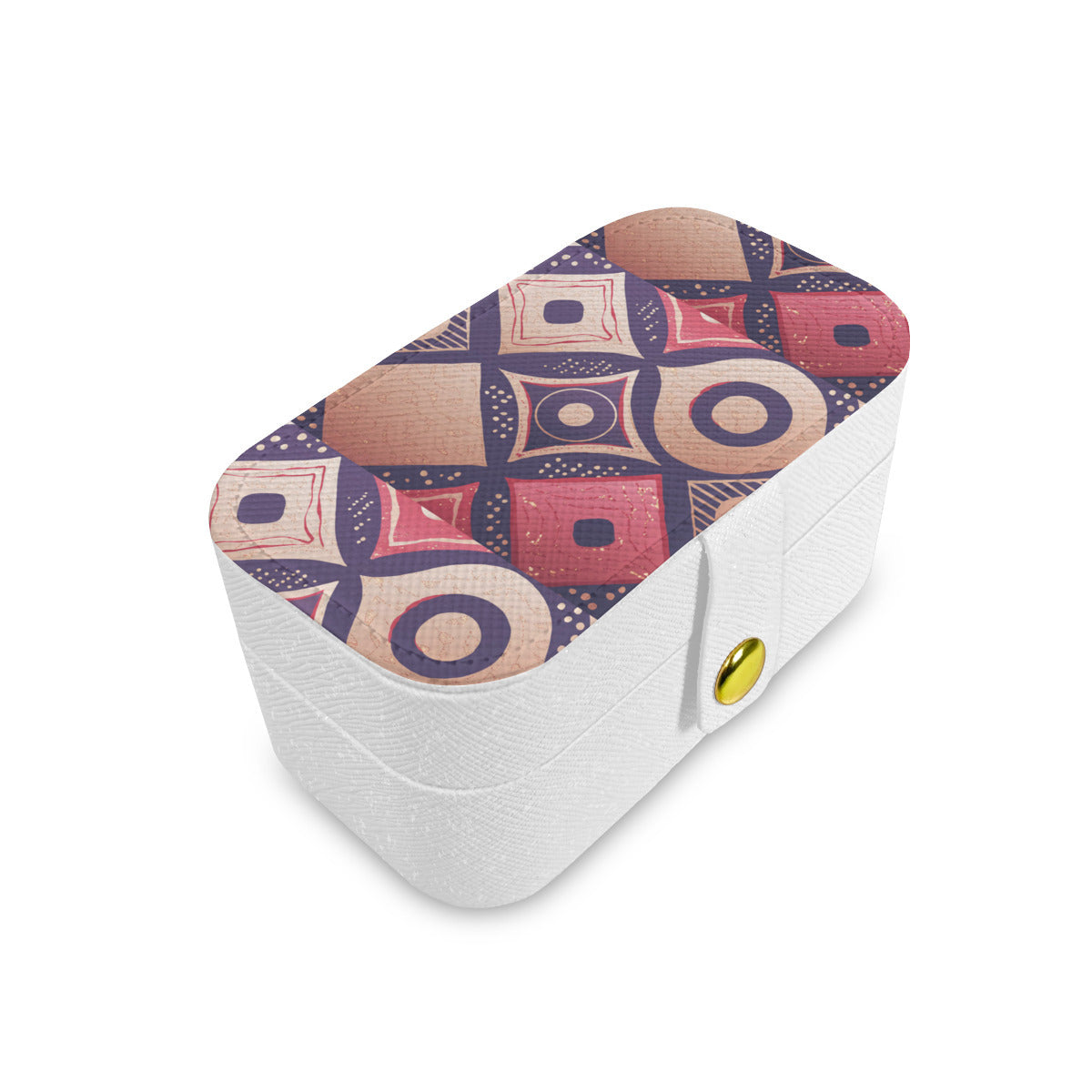 Abstract Personalized Portable Jewelry Box