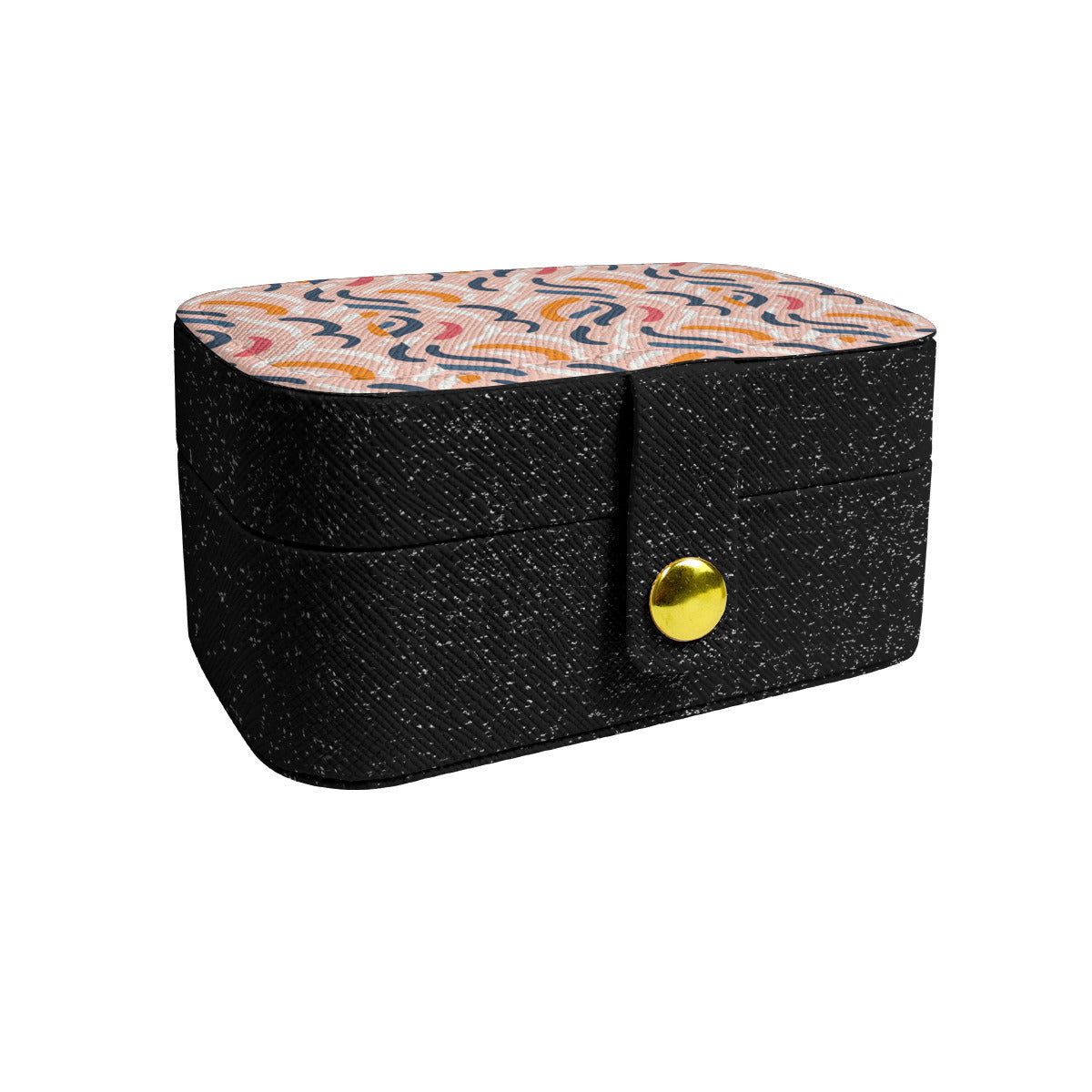 Abstract Personalized Portable Jewelry Box
