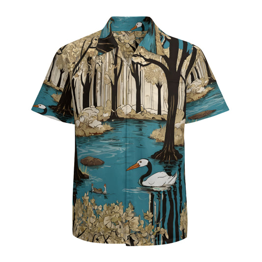 Landscape Wonder Hawaiian Shirt | Polyester