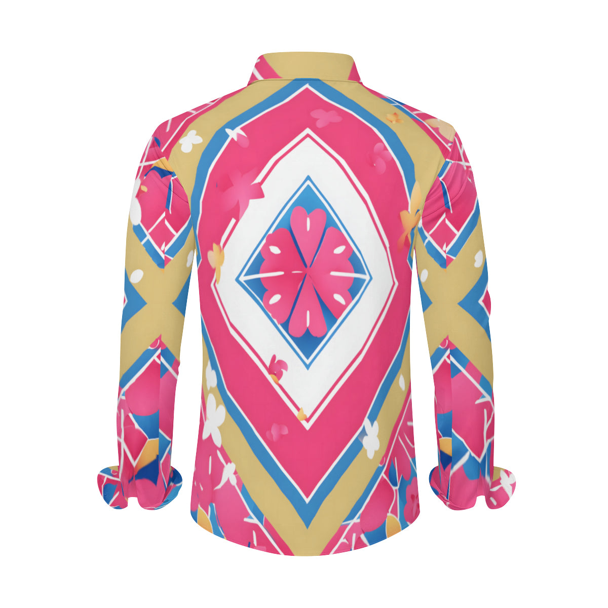 Abstract Men's Classic Long-Sleeved Shirt