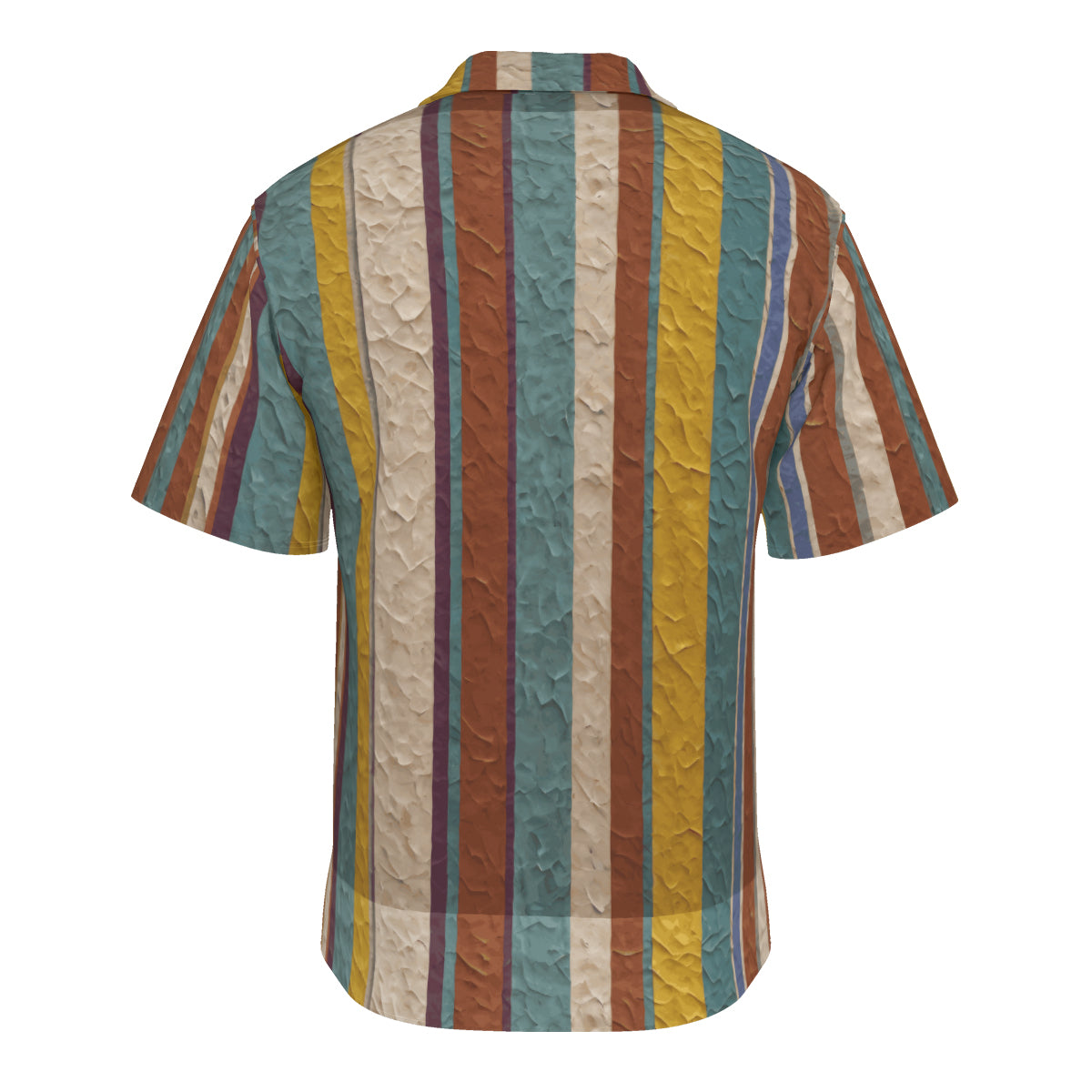 Strip Design Men's Casual Shirt｜Polyester
