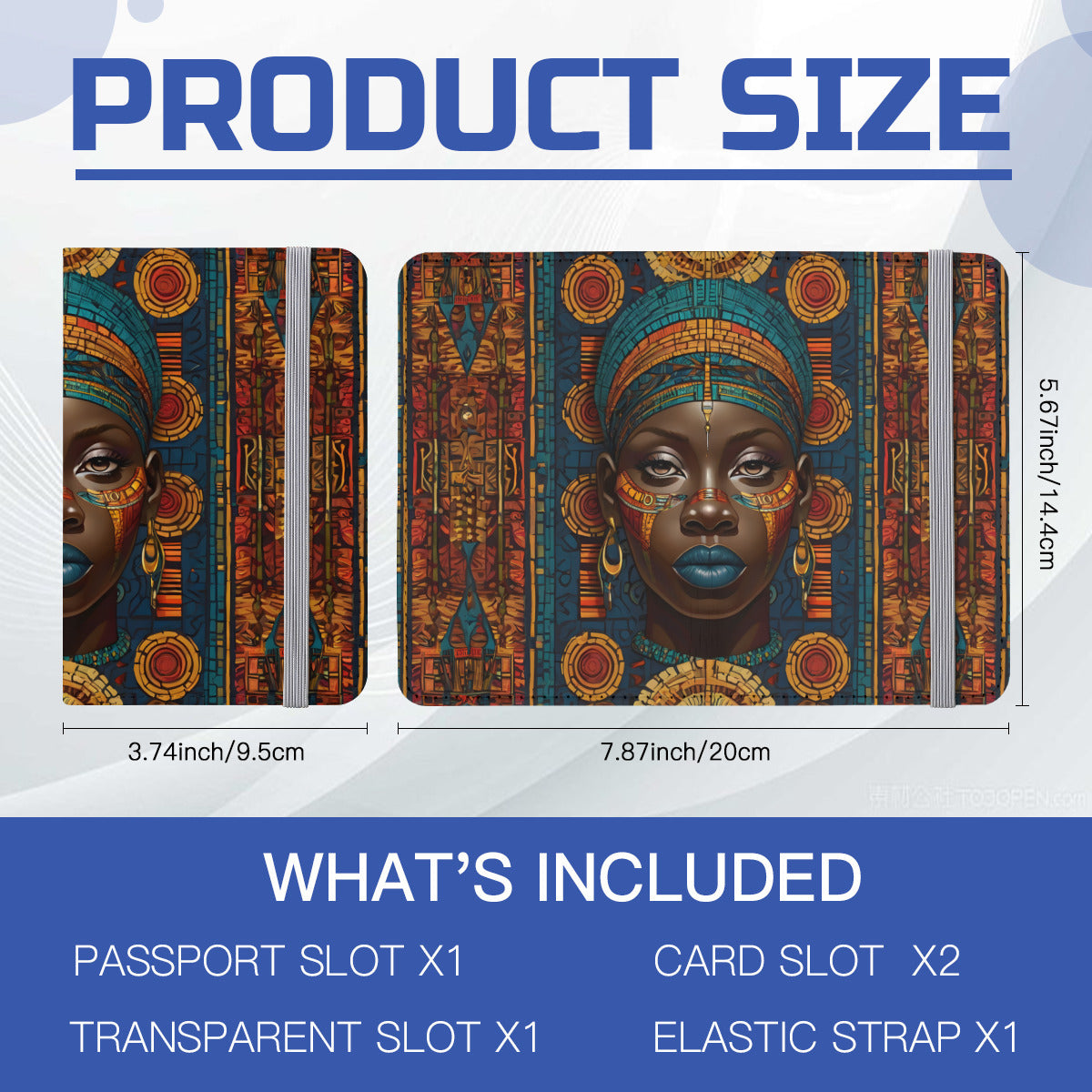 African Image Personalized Custom Passport Cover Passport Holder | PU