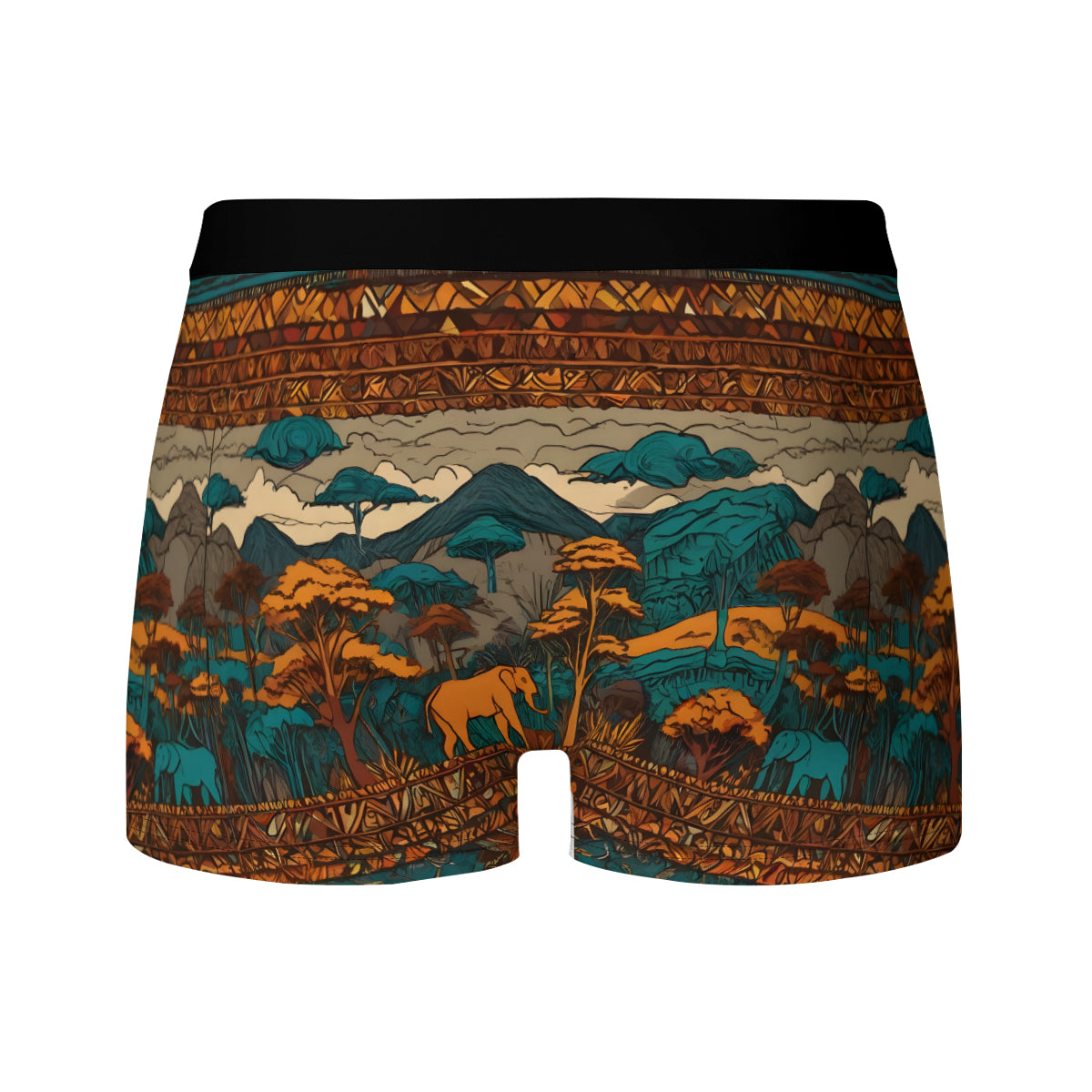 Beautiful Landscape Men's Underwear (Front and Back Design)丨Polyester