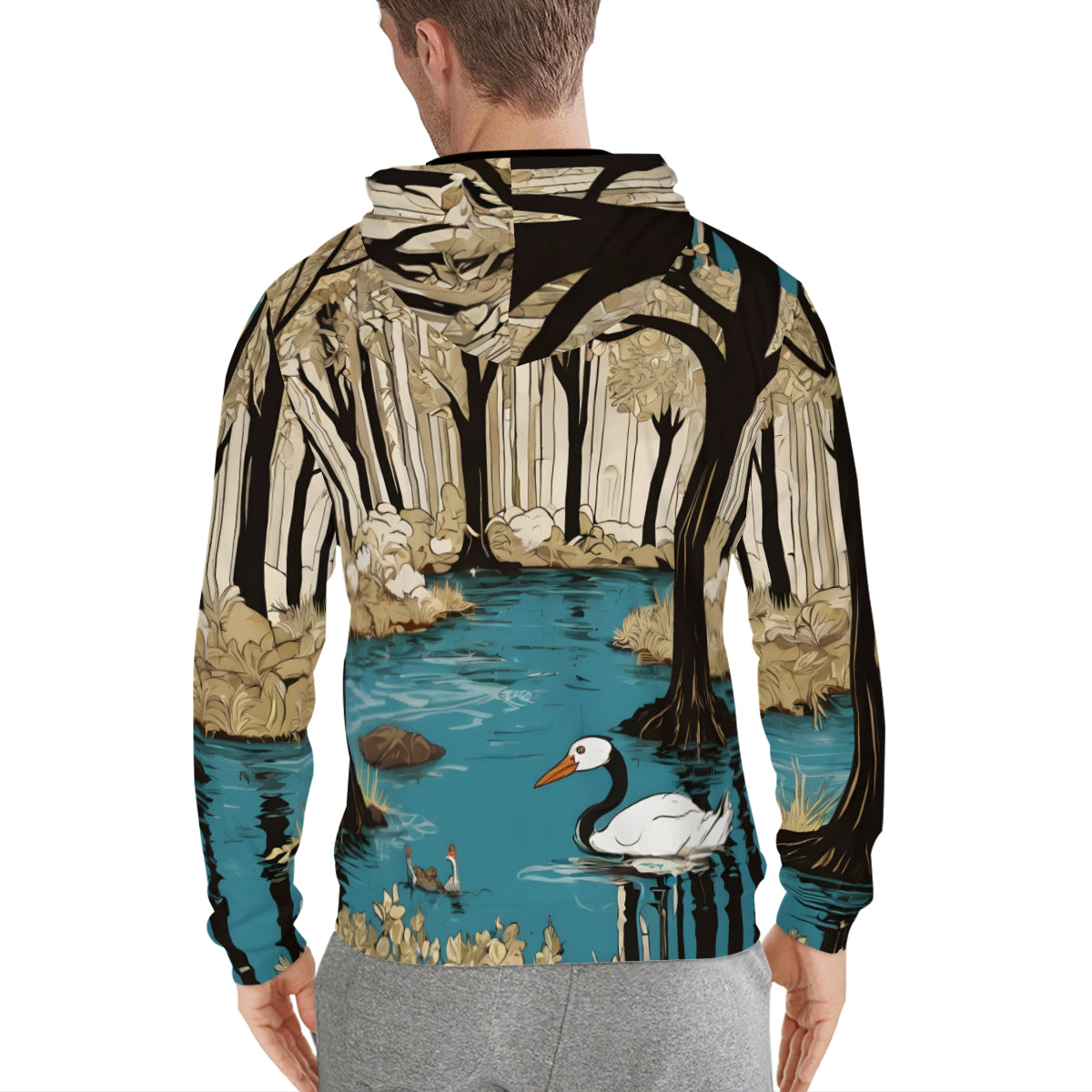 Landscape Wonder Men's Zip Hoodie