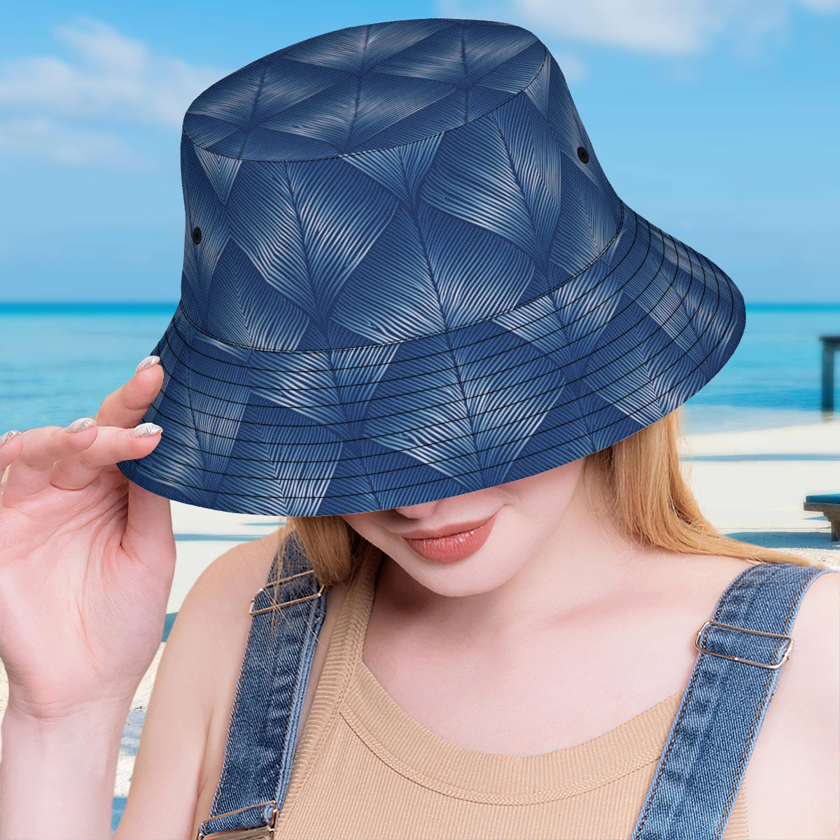 Blue Fisherman Hat