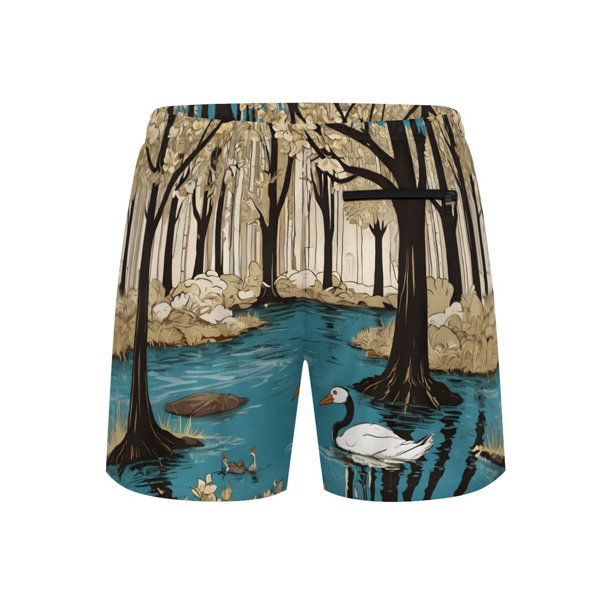 Landscape Wonder Short Sports Beach Shorts (Multifaceted Design) | Polyester