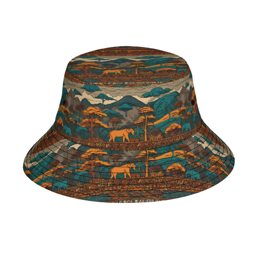 Beautiful Landscape Double-Sided All-Over Print Fisherman Hat | Polyester