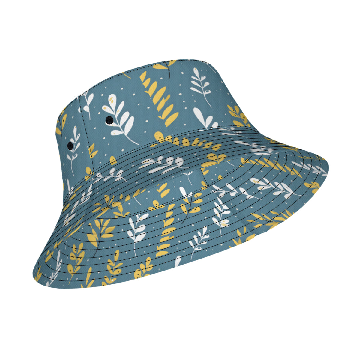 Floral Blue Fisherman Hat