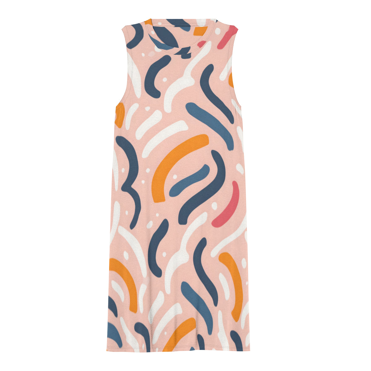 Abstract Print Women's Casual Dress |