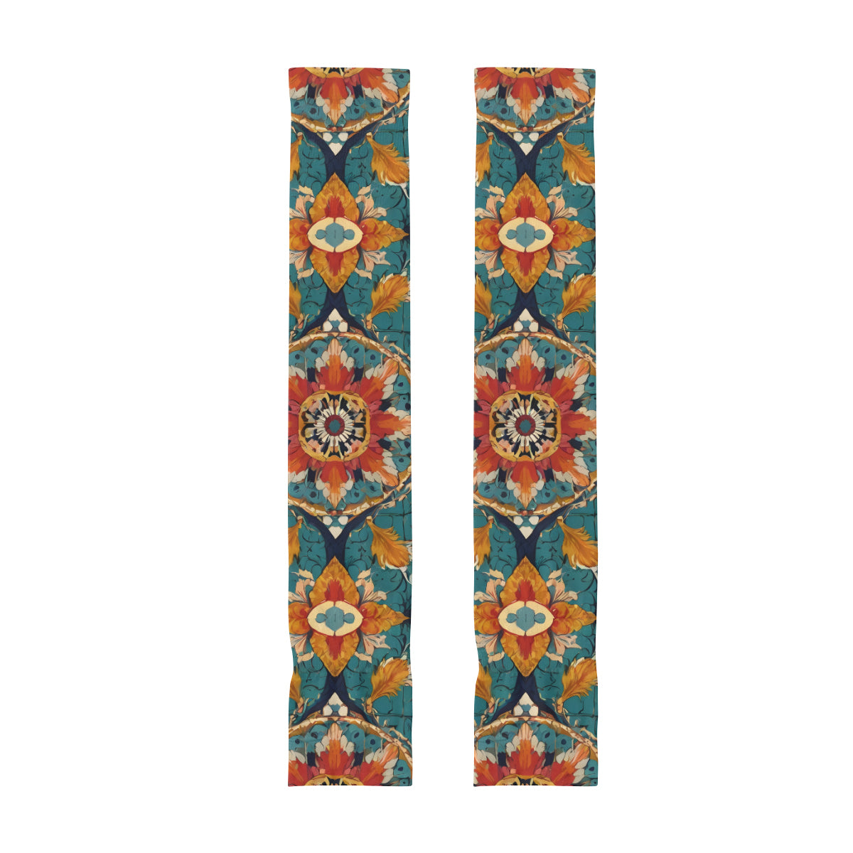 Abstract Design UV-Proof Cool Arm Cover Sunscreen Gloves | Polyester