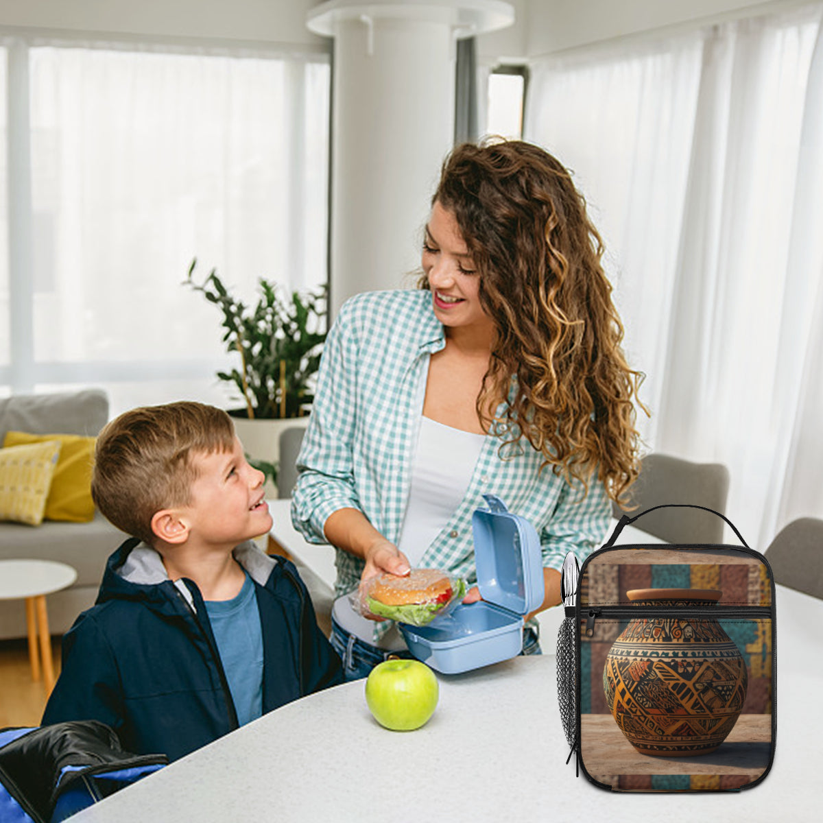 Golden Pot Portable Handheld Insulated Lunch Bag｜Oxford Cloth