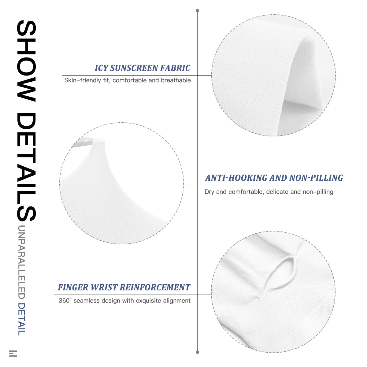 Landscape Wonder UV-Proof Cool Arm Cover Sunscreen Gloves | Polyester