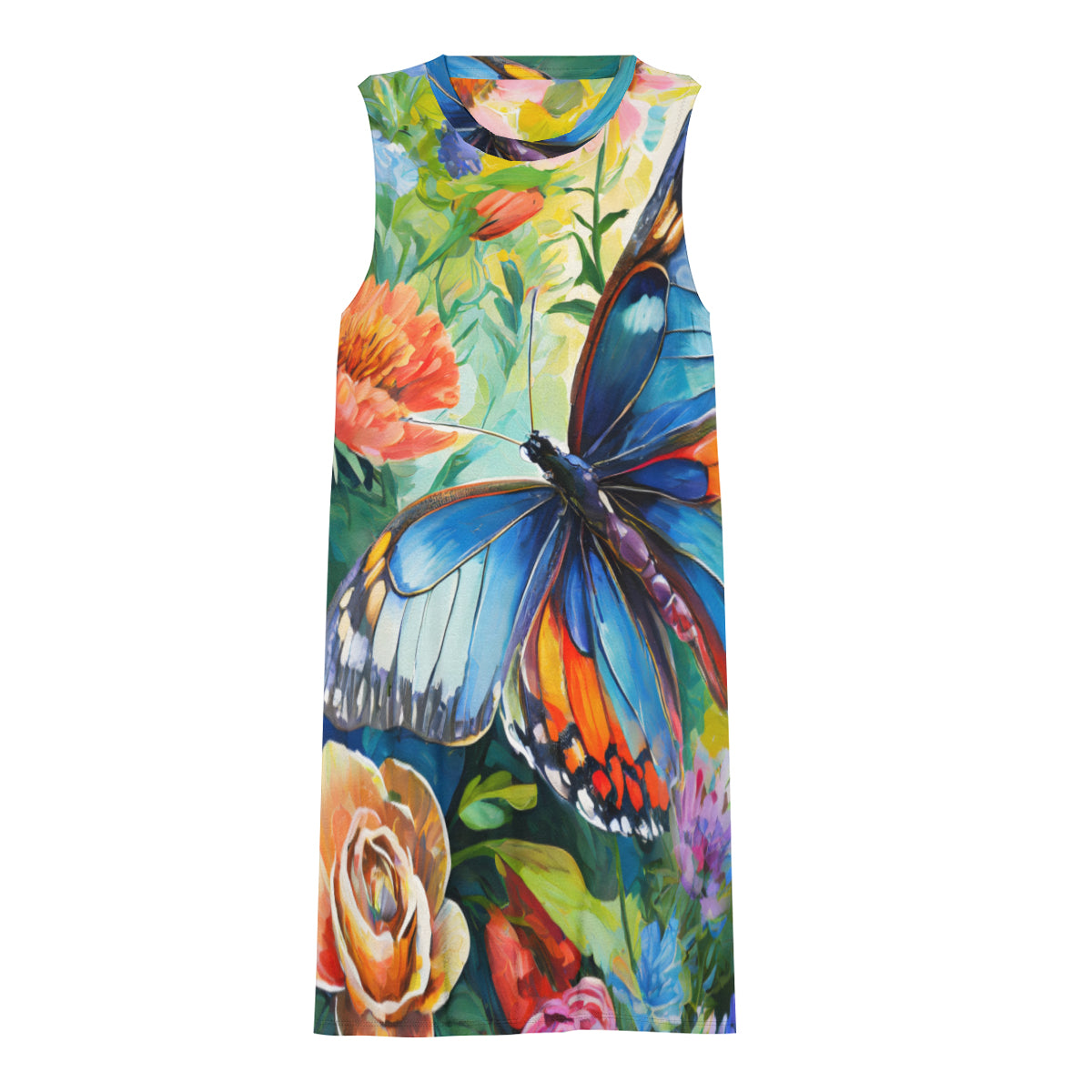 Butterfly Women's Casual Dress | Polyester