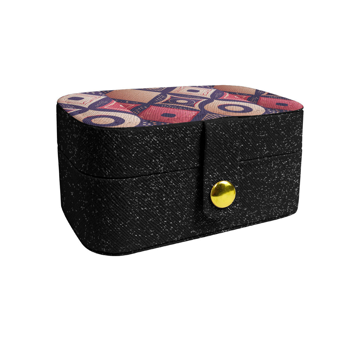 Abstract Personalized Portable Jewelry Box