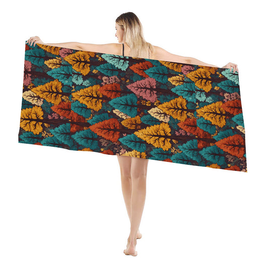 Beautiful Floral Beach towel (comfortable model)｜Polyester
